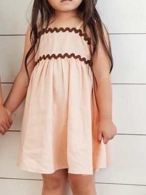 Rylee + Cru Girls Ric Rac Dress